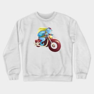 Fish biker Crewneck Sweatshirt